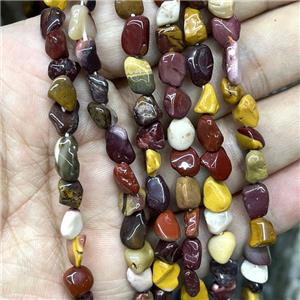 Natural Mookaite Chips Beads Freeform, approx 5-8mm