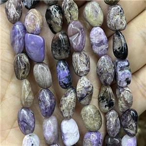 Natural Purple Charoite Chips Beads Freeform, approx 8-10mm