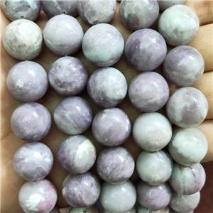 Natural Plum Blossom Tourmaline Beads Smooth Round, approx 16mm