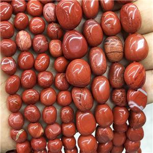 Natural Red Jasper Chips Beads Polished Freeform, approx 6-9mm