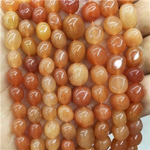 Natural Red Aventurine Chips Beads Freeform, approx 6-9mm