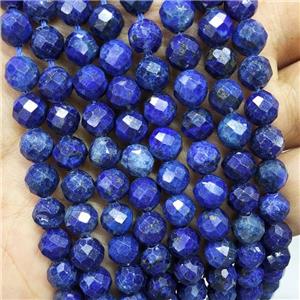 Natural Lapis Lazuli Beads Cut Round, approx 8mm