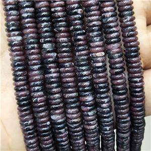 Natural Garnet Heishi Beads DarkRed, approx 6mm