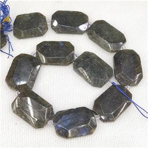 Natural Labradorite Slice Beads, approx 20-35mm