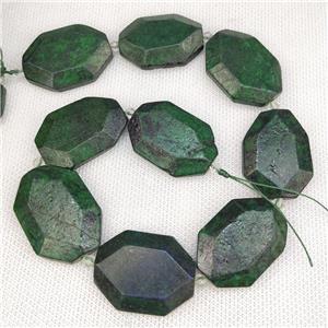 Green Malachite Beads Green Dye, approx 20-35mm