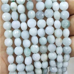 Burmese Chrysoprase Beads Faceted Circle, approx 8mm