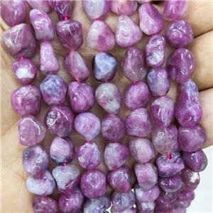 Natural Pink Tourmaline Beads Chips Freeform, approx 9-12mm