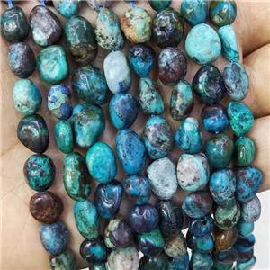 Natural Azurite Chips Beads Freeform, approx 9-12mm