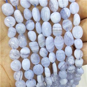 Natural Blue Lace Agate Chips Beads Freeform, approx 7-10mm