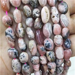 Natural Rhodochrosite Chips Beads Pink Freeform, approx 9-12mm