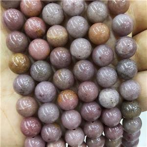Chinese Purple Aventurine Beads B-Grade Smooth Round, approx 10mm dia