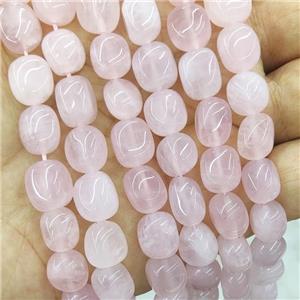 Natural Pink Rose Quartz Beads Chips Freeform, approx 9-12mm