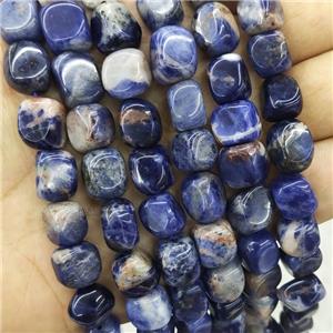 Natural Blue Sodalite Beads Chips Freeform, approx 9-12mm