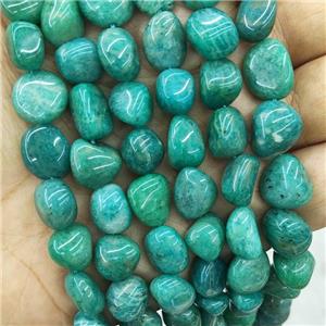 Natural Green Amazonite Beads Chips Freeform, approx 9-12mm