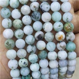 Natural Burmese Chrysoprase Beads B-Grade Smooth Round, approx 10mm dia