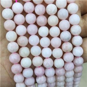 Natural Chinese Pink Opal Beads Smooth Round, approx 10mm dia