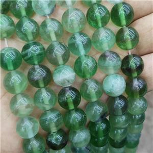 Natural Green Fluorite Beads Smooth Round, approx 12mm dia
