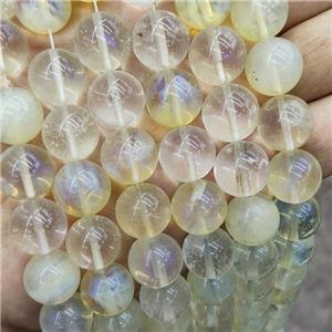 Synthetic Quartz Beads Smooth Round, approx 12mm dia