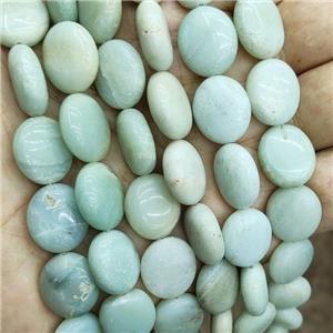 Blue Amazonite Oval Beads, approx 14-16mm