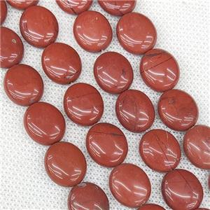 Natural Red Jasper Oval Beads, approx 12-14mm