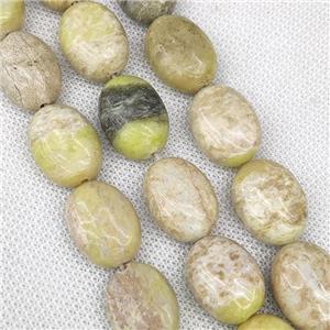 Natural Lemon Jade Oval Beads Green, approx 15-20mm