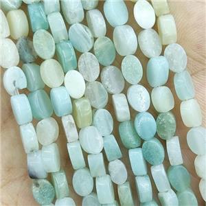 Natural Amazonite Oval Beads Blue, approx 4-6mm
