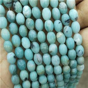 Blue Amazonite Beads Rice, approx 6-8mm