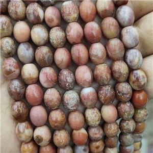 Morocco Agate Rice Beads Barrel, approx 8-10mm