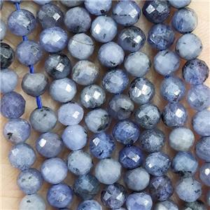 Natural Tanzanite Beads Blue Faceted Round, approx 4.7-5.5mm