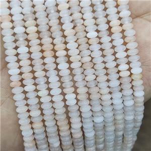 Natural Pink Aventurine Beads Smooth Rondelle, approx 2x4mm