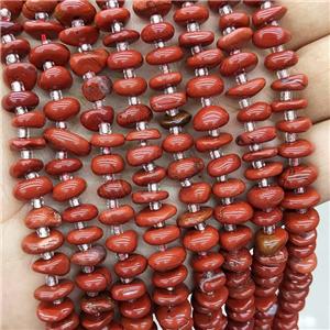 Natural Red Jasper Beads Freeform Chips, approx 9-12mm