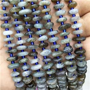 Natural Labradorite Spacer Beads Freeform, approx 9-12mm