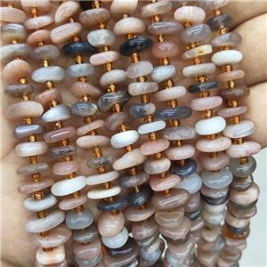 Natural Sunstone Spacer Beads Mixed Color Freeform Chips, approx 9-12mm