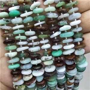 Natural Australian Chrysoprase Spacer Beads Green Freeform Chips, approx 9-12mm