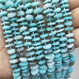 Natural Green Amazonite Spacer Beads Freeform Chips, approx 9-12mm