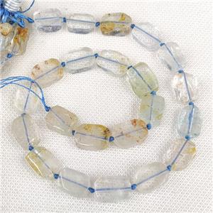 Natural Topaz Rectangle Beads, approx 10-15mm