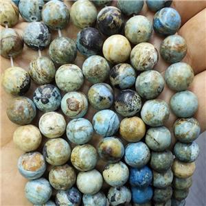 Natural Variscite Beads Multicolor Smooth Round, approx 10mm