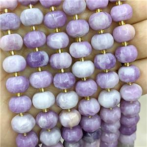 Natural Lilac Jasper Pumpkin Beads, approx 8-12mm