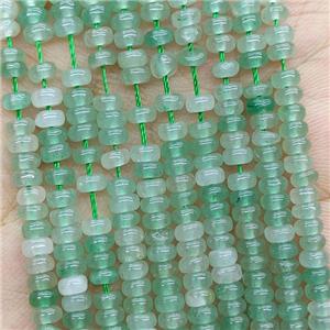 Green Aventurine Beads Smooth Rondelle, approx 4mm