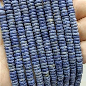 Blue Dumortierite Beads Heishi, approx 6mm