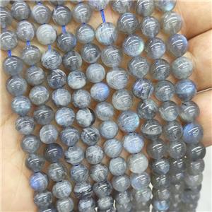 Natural Labradorite Beads A-Grade Smooth Round, approx 6mm dia