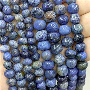 Natural Dumortierite Beads Blue Chips Freeform, approx 9-11mm
