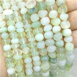 New Mountain Jade Chips Beads Freeform Green, approx 6-9mm