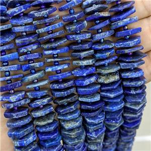 Natural Blue Lapis Lazuli Spacer Beads, approx 13-15mm