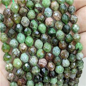 Natural Green Opal Beads Faceted Rice, approx 5-7mm