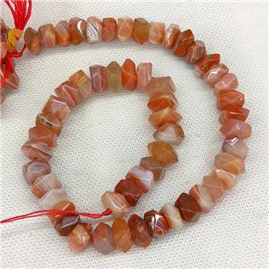 Natural Red Botswana Agate Beads Faceted Square, approx 12mm
