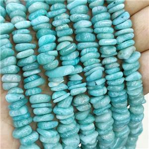 Natural Green Amazonite Chips Beads Freeform, approx 7-11mm