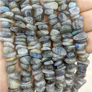 Natural Labradorite Chips Beads Freeform, approx 7-11mm