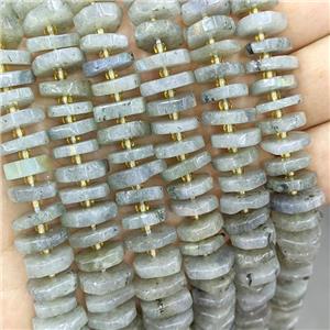 Natural Labradorite Heishi Spacer Beads, approx 12-13mm