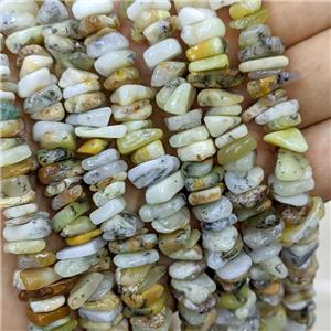 Natural Moss Opal Chips Beads Freeform, approx 7-11mm